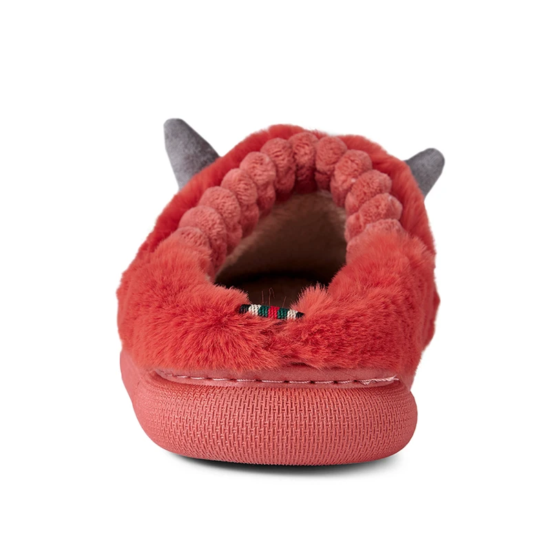 Warm Slippers Women Faux Fur Cross Indoor Floor Slides Flat Soft Furry Shoes Ladies Female Non Slip House Shoes Whosale