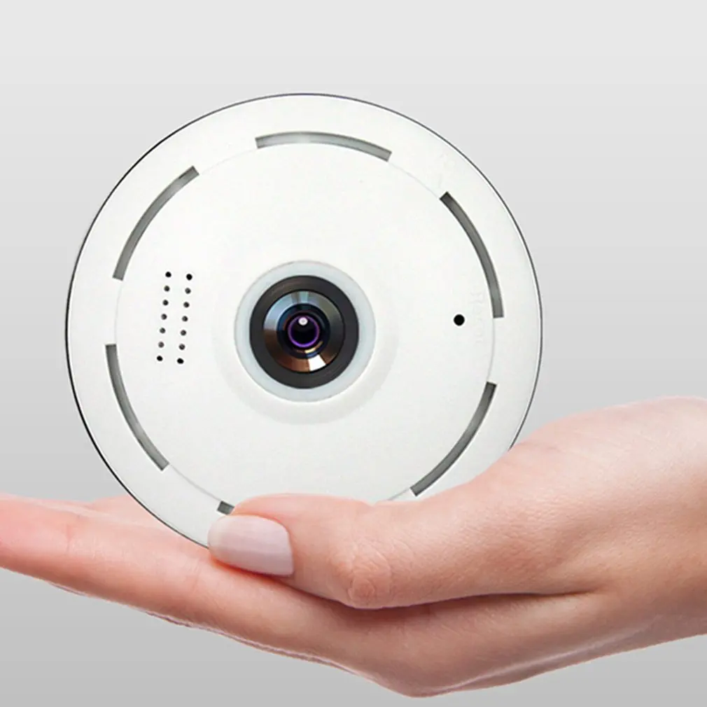 Умная панорамная беспроводная Wi Fi HD камера рыбий глаз с углом обзора 360 градусов