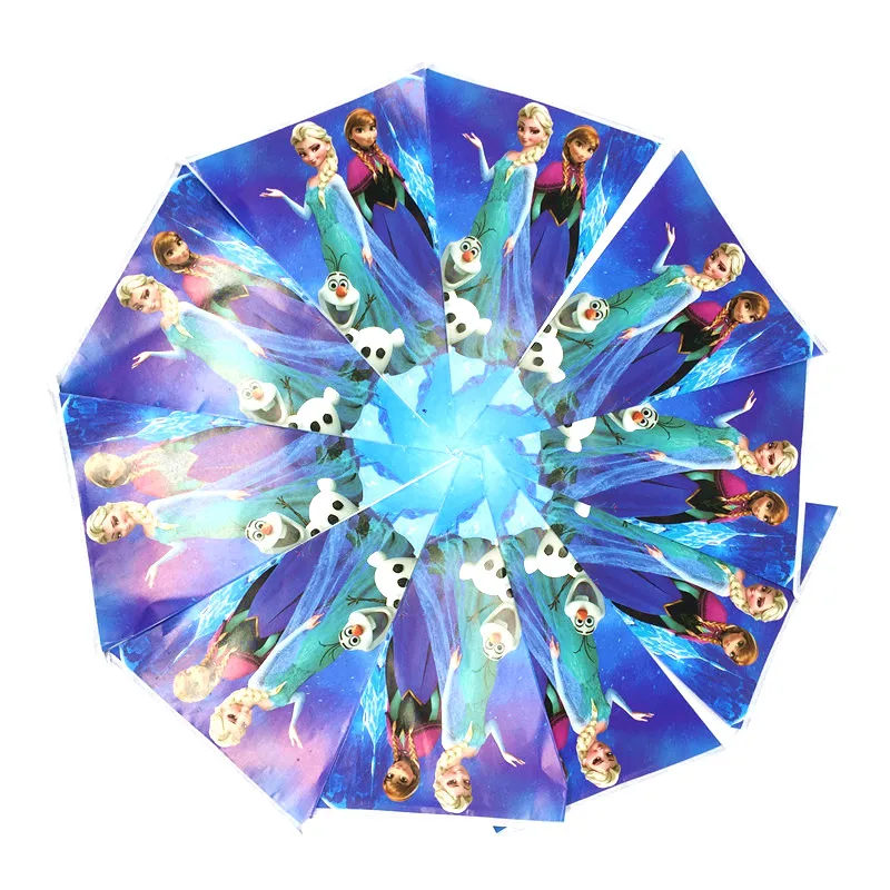 

80Pcs/Lot Frozen Theme Children Birthday Party Cups Plates Flags Napkin Wedding Family Party Hanging Banner Decoration Supply