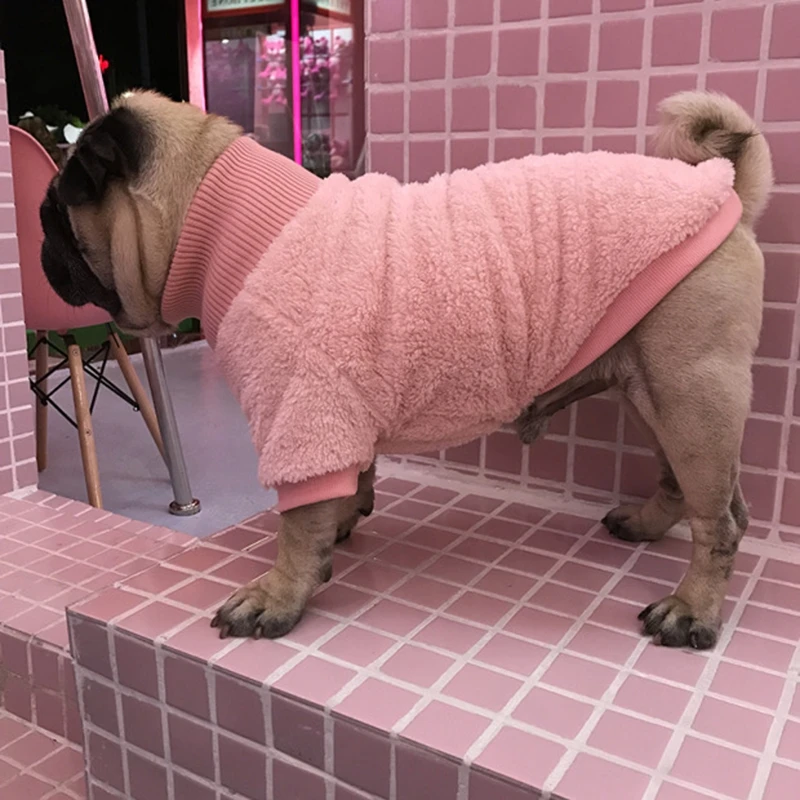 Шерстяная куртка в стиле французского бульдога модное пальто зимняя теплая