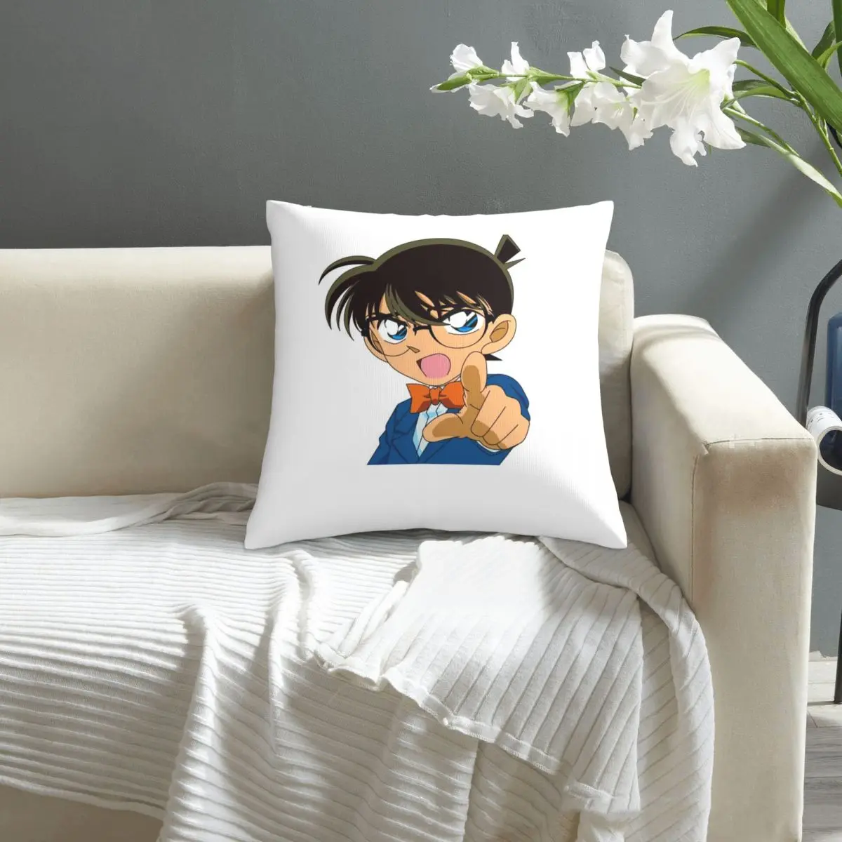 

Detective Conan pillowcase printed cushion cover sofa waist pillow pillow cover