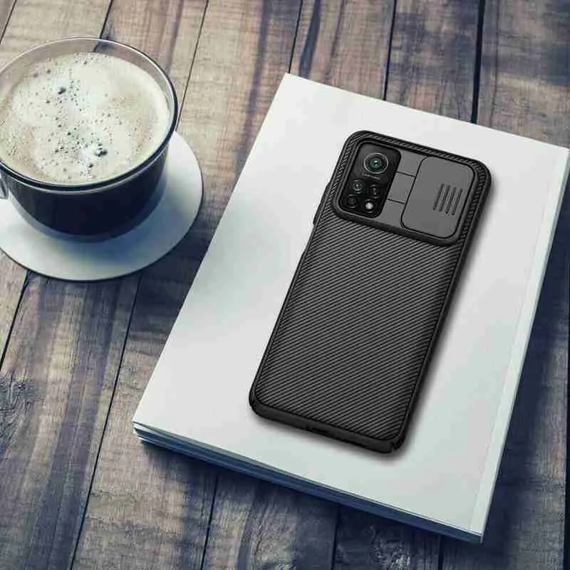 

Suitable For Xiaomi 10t/pro 5g/k30s Extreme Commemorative Edition Lens Slide Cover Pc Black Mirror Phone Case