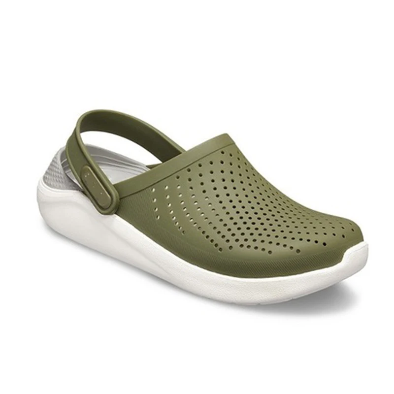 Резиновые Садовые Кроксы для мужчин Эва унисекс сандалии сада бутафория обуви с