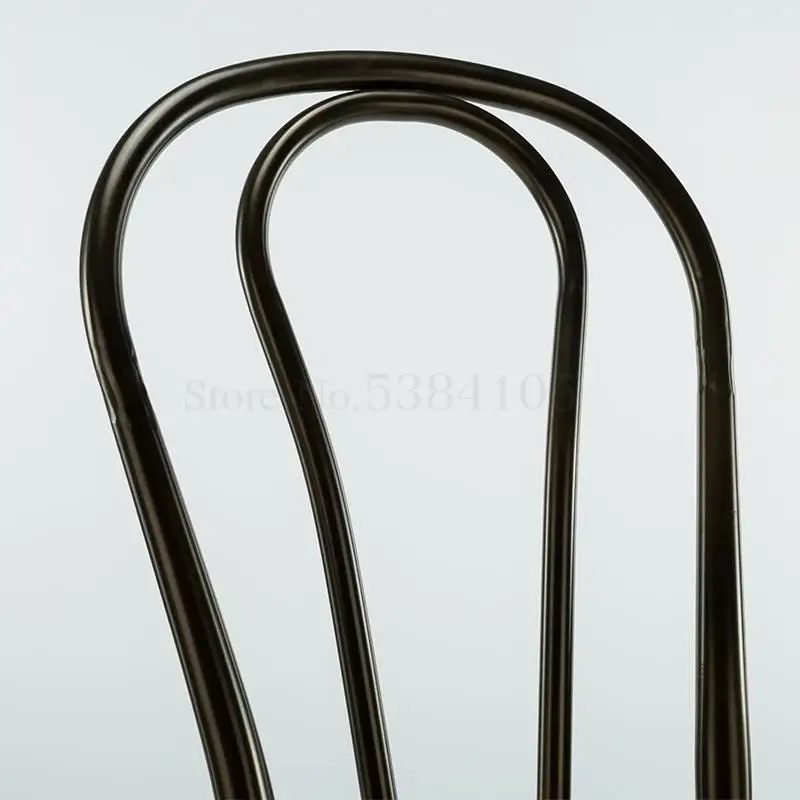 Wrought Iron Garden Chair Retro Metal Dining Vienna Simple Round Stool Surface Industrial Wind U Back Creative |