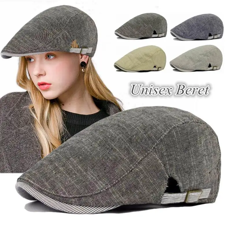 

1 Pc Vintage Retro Sunhat Duckbill Meaked Travel Casual Baseball Newsboy Beret Cowboy Gatsby Unisex Men Women Artist Cool