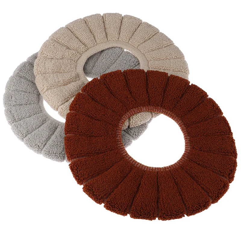 

1Pcs Hot Sale Comfortable Velvet Bathroom Toilet Seat Cover Washable Closestool Standard Pumpkin Pattern Soft Cushion