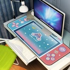 Большой милый коврик для мыши с кошачьими ушками 40x80 см, водонепроницаемый Настольный нескользящий Настольный коврик, милый игровой коврик для мыши из натурального каучука с мультяшными рисунками