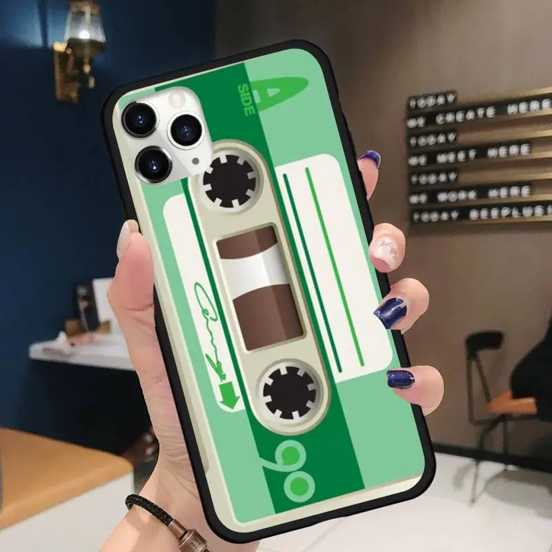 

Retro audio cassette design Phone Case for iPhone 11 12 pro XS MAX 8 7 6 6S Plus X 5S SE 2020 XR