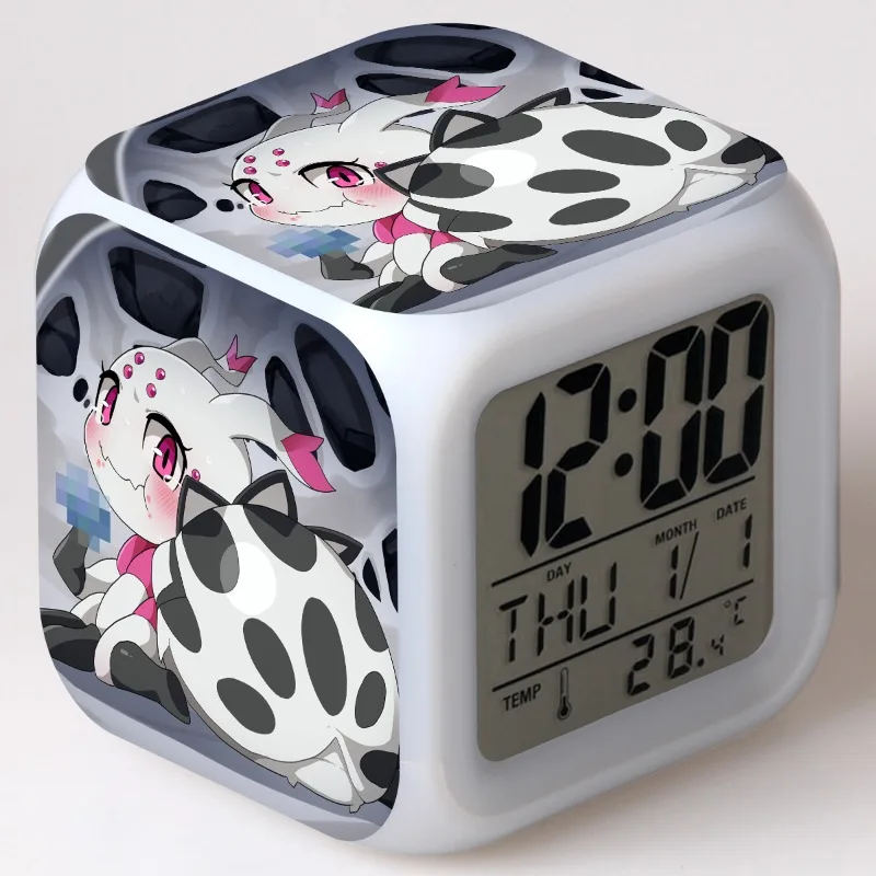 

2021 New I'm A Spider, So What Action Figures LED 7 Colors Change Touch Light Alarm Desk Watch Boys Girls Toys