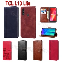 l10 lite wallet phone cover for tcl l10 lite case funda flip leather shell book on tcl l10lite case magnetic card etui bag coque