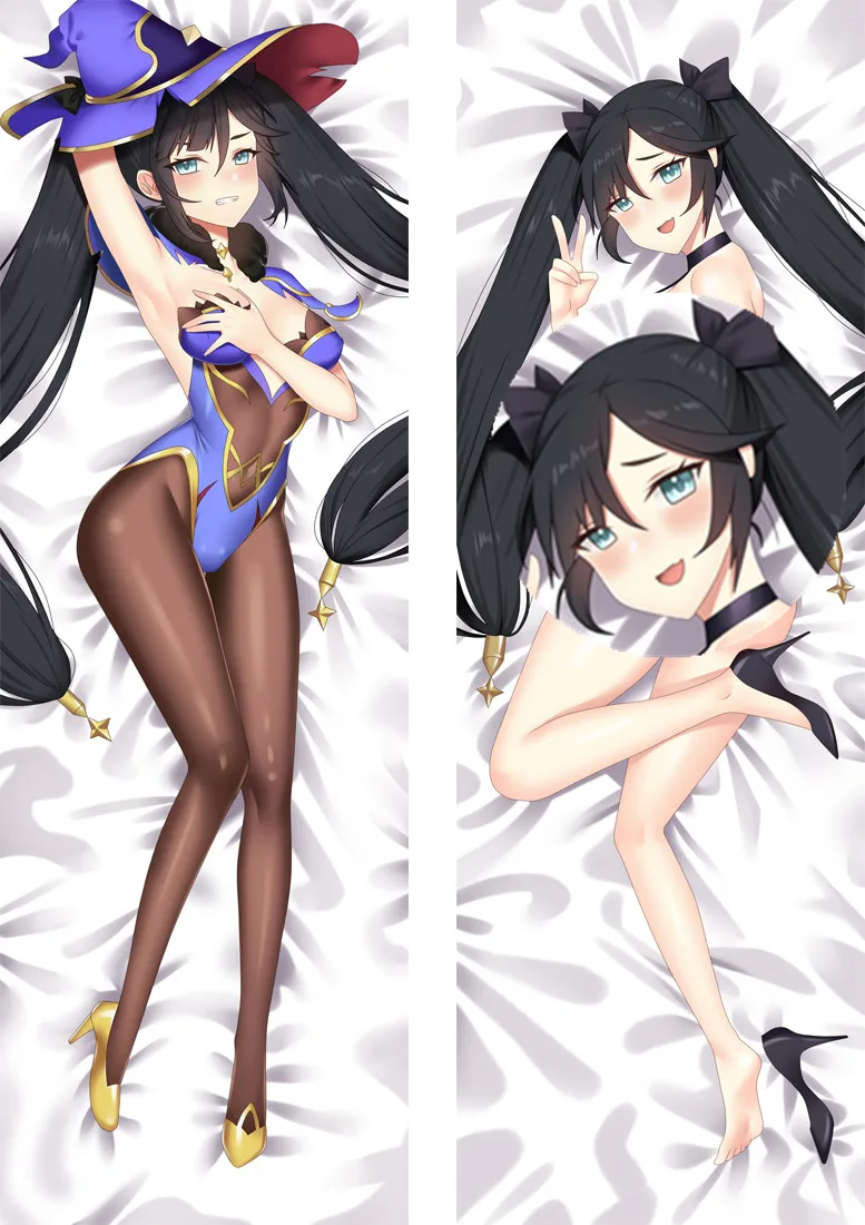 

Genshin Impact Astologis Mona Maggistus Cosplay Dakimakura Pillow Case Hugging Body