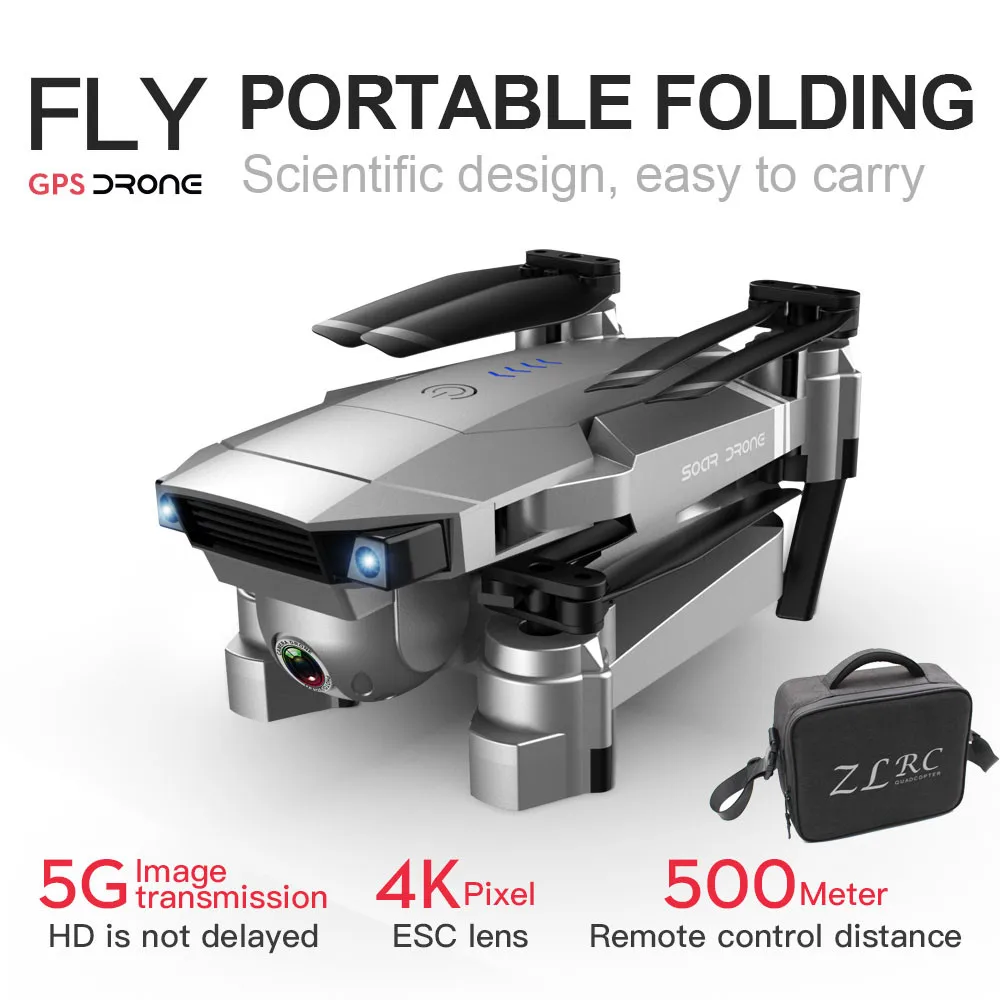 SG907 gps Дрон с 4K HD двойной камерой широкоугольный анти-встряхивание wifi FPV RC Квадрокоптер складной дроны
