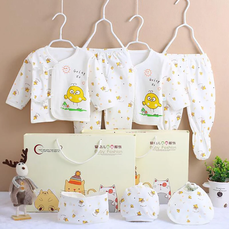 

Newborn Clothes Suits Cotton for Baby Girls Boys clothing Sets Autumn Spring Summer Toddler Set 7pcs/set