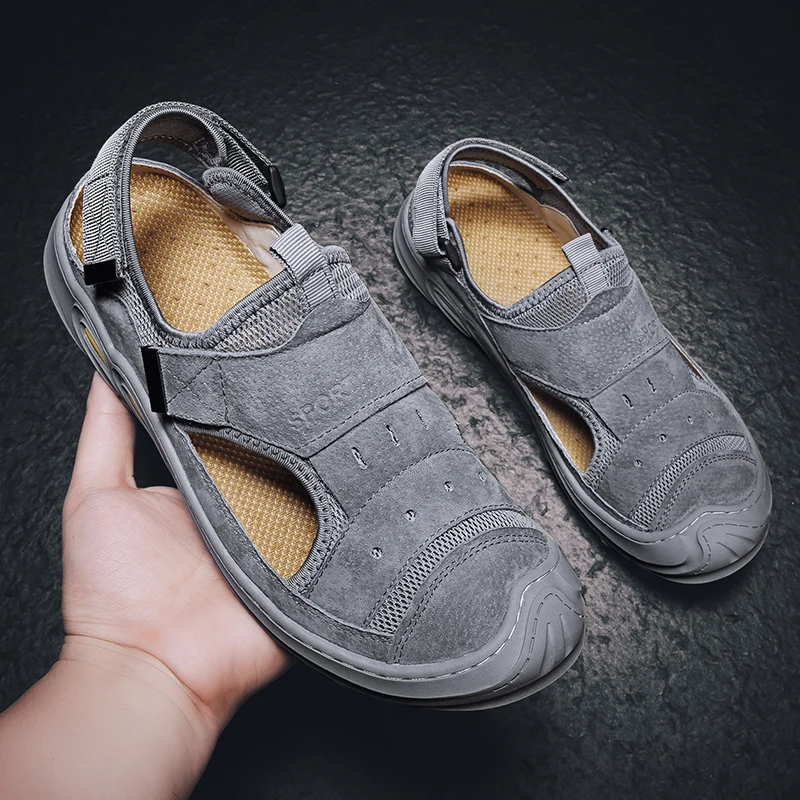 Masculino de Borracha para 2021 Homens Zapatillas Flops Usar Sapatos Moda Sandalias Sandalen Ete Couro Hombre Homem Flip Blade ar