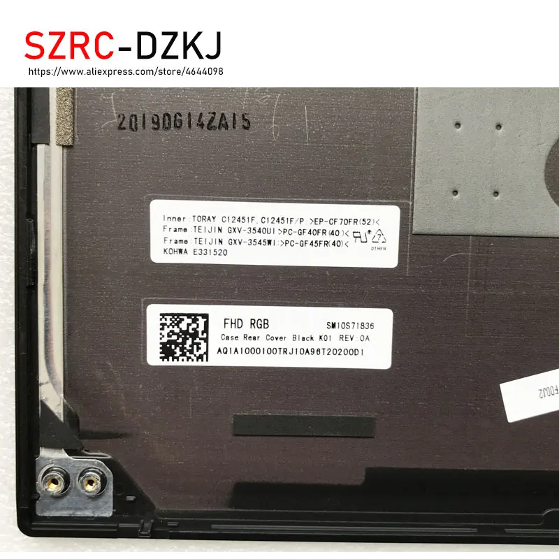 Online ¡Nuevo! Tapa Trasera Para Lenovo ThinkPad X1 Carbón 7th Gen 2019 LCD De Orig AQ1A1000100, Carcasa Para Armario De Baldas FHD RGB