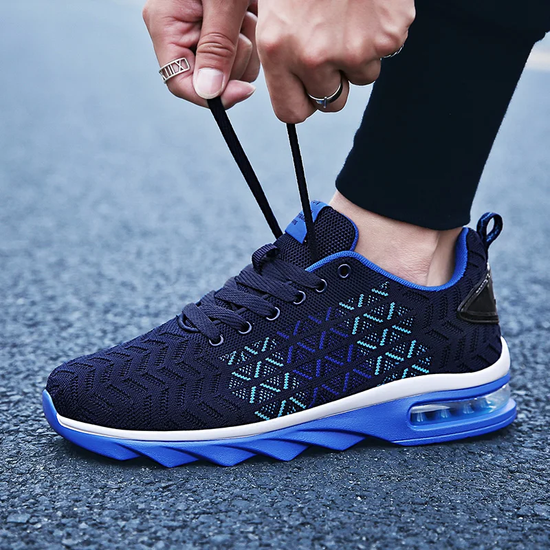 2021 Unisex Sports Shoes Autumn Hot Sale Air Cushion Men's Shoes Mesh Comfortable Running Shoes Men Women Cushioning Sneakers