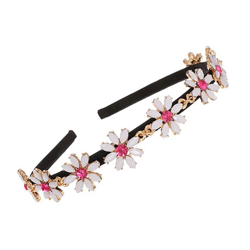 ZHINI Новый дизайн женские аксессуары для волос Стразы барокко ободок Свадебные