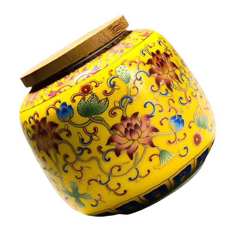

230ML Ceramic Tea Canister Sealing Tea Pot Storage Tank Tea Storage Pot Kitchen Storage Jar