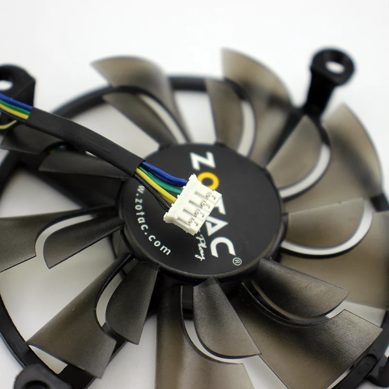 2psc/1 лот 4Pin кулер вентилятор заменить GPU для ZOTAC GTX1060 3 ГБ GTX960 GTX950 4GD5 видеокарта