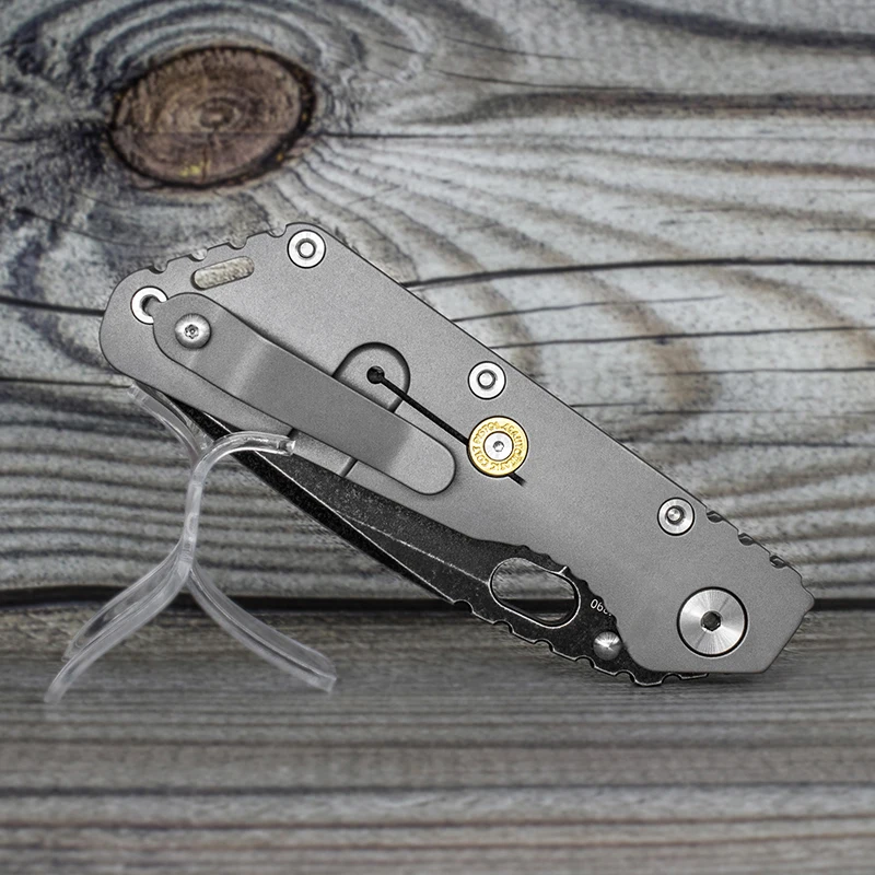 Нож складной из титана с титановой ручкой и лезвием M390 | Инструменты