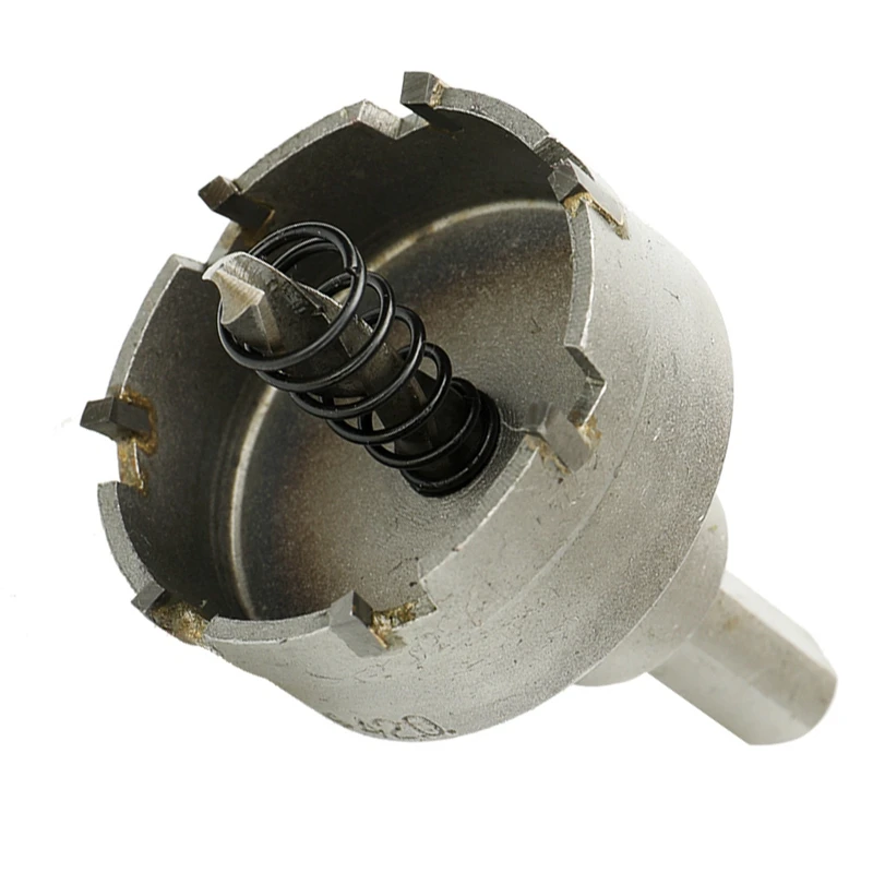 

10Pcs Carbide Tip Hss Drill Bit Saw Set Metal Wood Drilling Hole Cut For Installing Locks 16/18/19 /22 /25 /30/35 /42/50/ 53 Mm