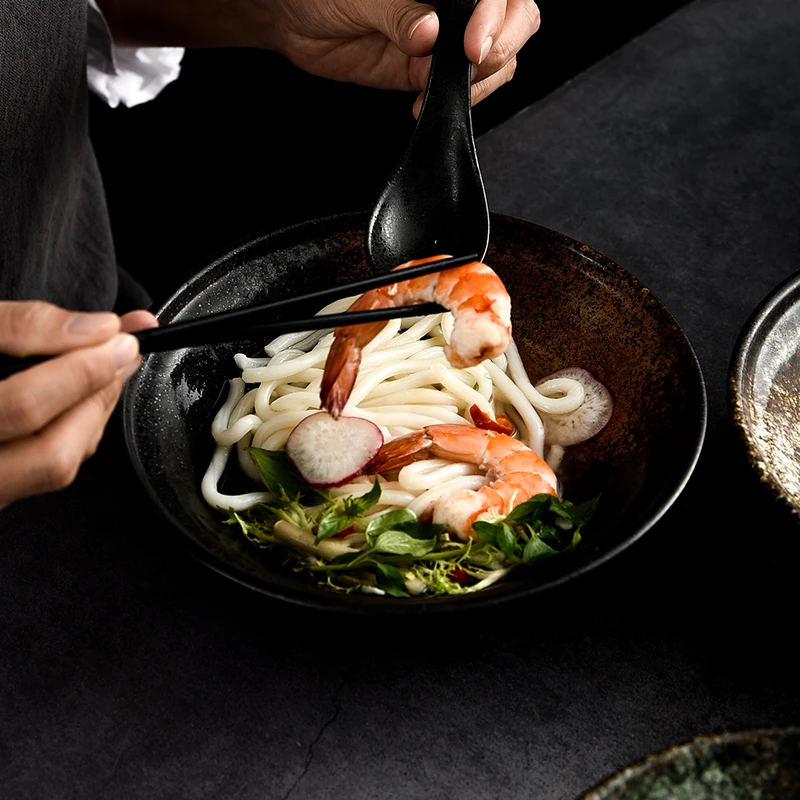 8 дюймов японский стиль креативная керамическая миска для супа с лапшей