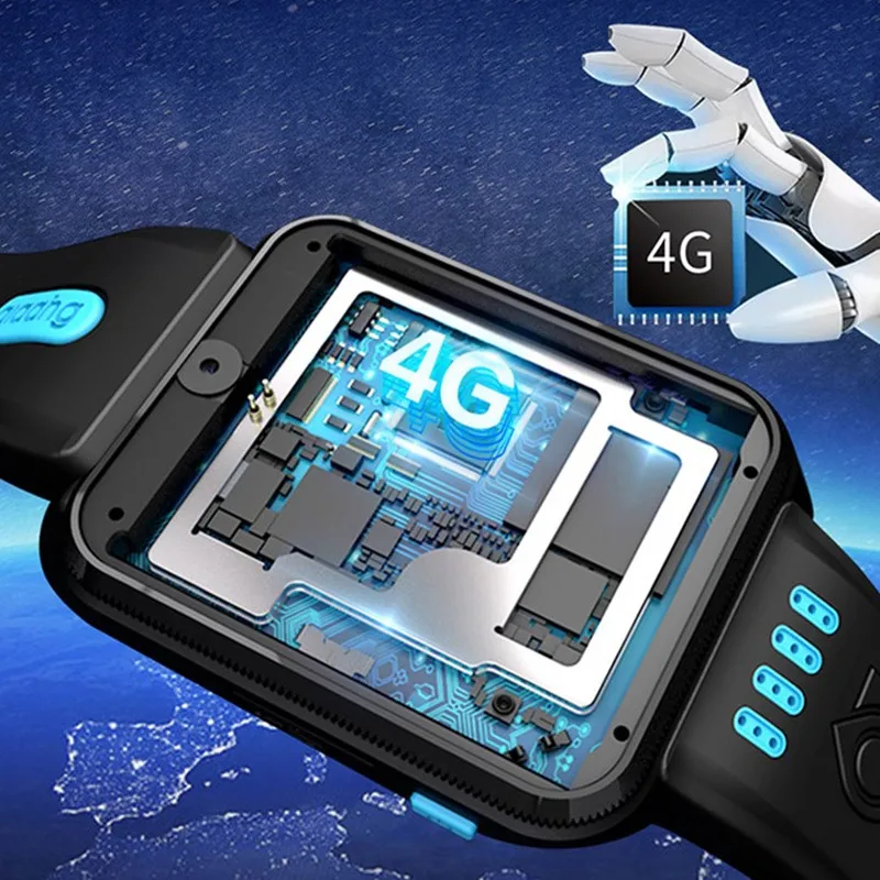 Детские Смарт-часы для студентов, водонепроницаемые, 4g, Интернет-позиционирование, Смарт-часы для взрослых, wifi, Android, спортивные Смарт-часы, видео VCR