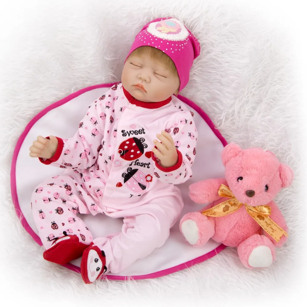 Куклы мальчиков и девочек NPK 22 &quot мягкие силиконовые куклы для новорожденных |