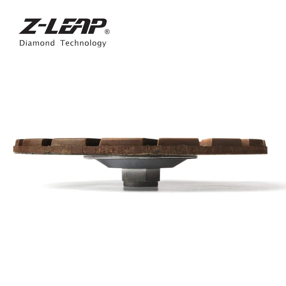 Z-LEAP 7" 180mm Diamond Dry Grinding Wheel Concrete Floor Edge Cup Sanding Disc With M14 5/8-11 Arbor For Stone Polishing 5pcs |