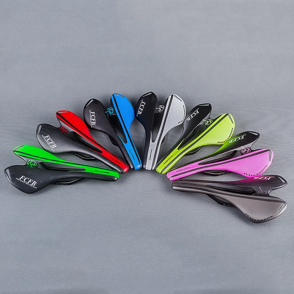 

FCFB Super light Full Carbon Fiber Bicycle Saddle Road MTB Bike Saddle Seat Bike Cushion Cycling Parts - UD Matte