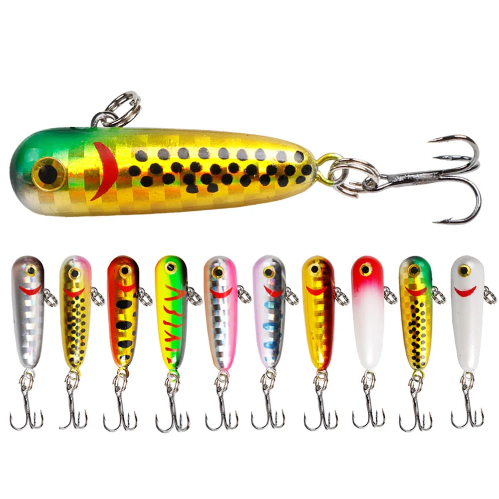 

3Pcs Sinking Plastic Pencil Fihsiing Lure 2.3g 3.5cm Crankbait Bass Snakehead 3D Eyes Artificial Hard Baits Jerkbait New 2021