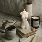 Большая силиконовая форма в форме женского тела в виде свечи, Женский торс ручной работы, форма для мыла и воска