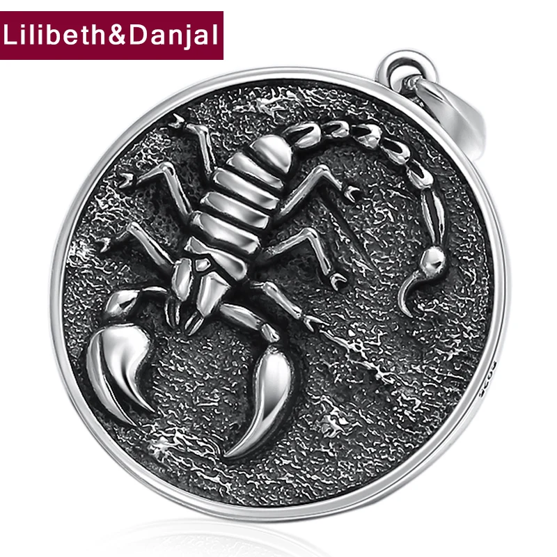 Мужская и женская подвеска из настоящего стерлингового серебра 925 пробы модный