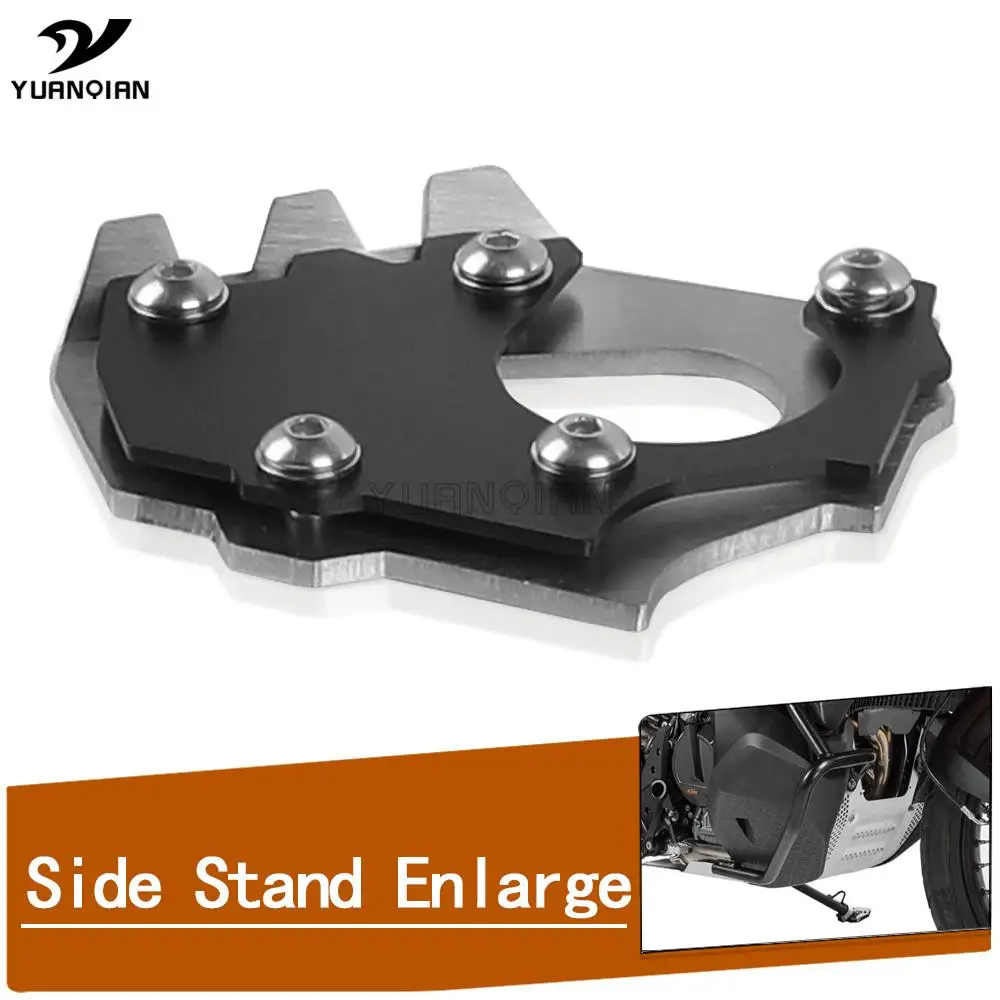 

Motorcycle Foot Side Stand Enlarger extension kickstand plate pad For 790 1050 1090 1190 ADVENTURE ADV R 1290 super Adventure R