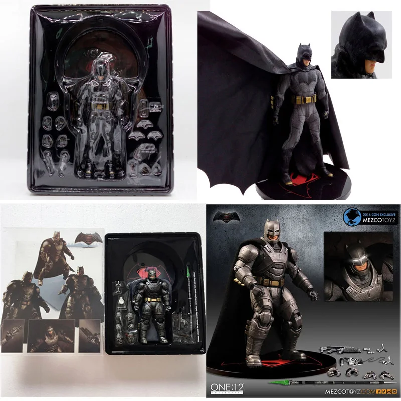 Экшн-фигурка Бэтмена Mezco One 12 Armor коллективная модель Джокера BJD игрушка кукла в