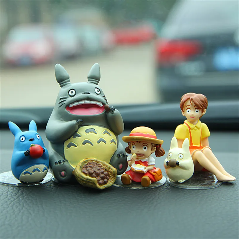 

3pcs Anime Studio Ghibli Spirited Away No Face Man Yubaba Rat Figure Miyazaki Hayao Anime Model Decoration Toys for Children