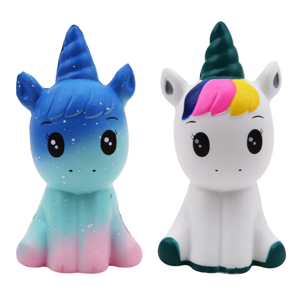 

2 Pcs Adorable Vent Dolls Cartoon Stress Relievers Lovely Decompression Toys