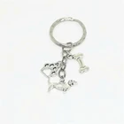 Брелок для собак, кость и собака, подарок для любимого питомца