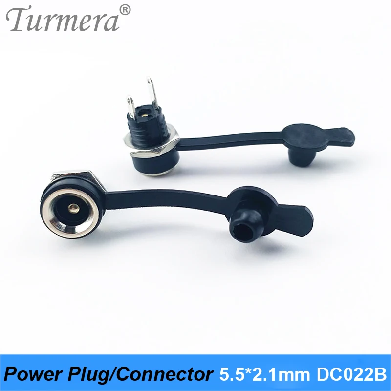 DC Power plug connector for diy dc waterproof jack connector DC022B 5.5 X 2.1 mm 5pieces/lot