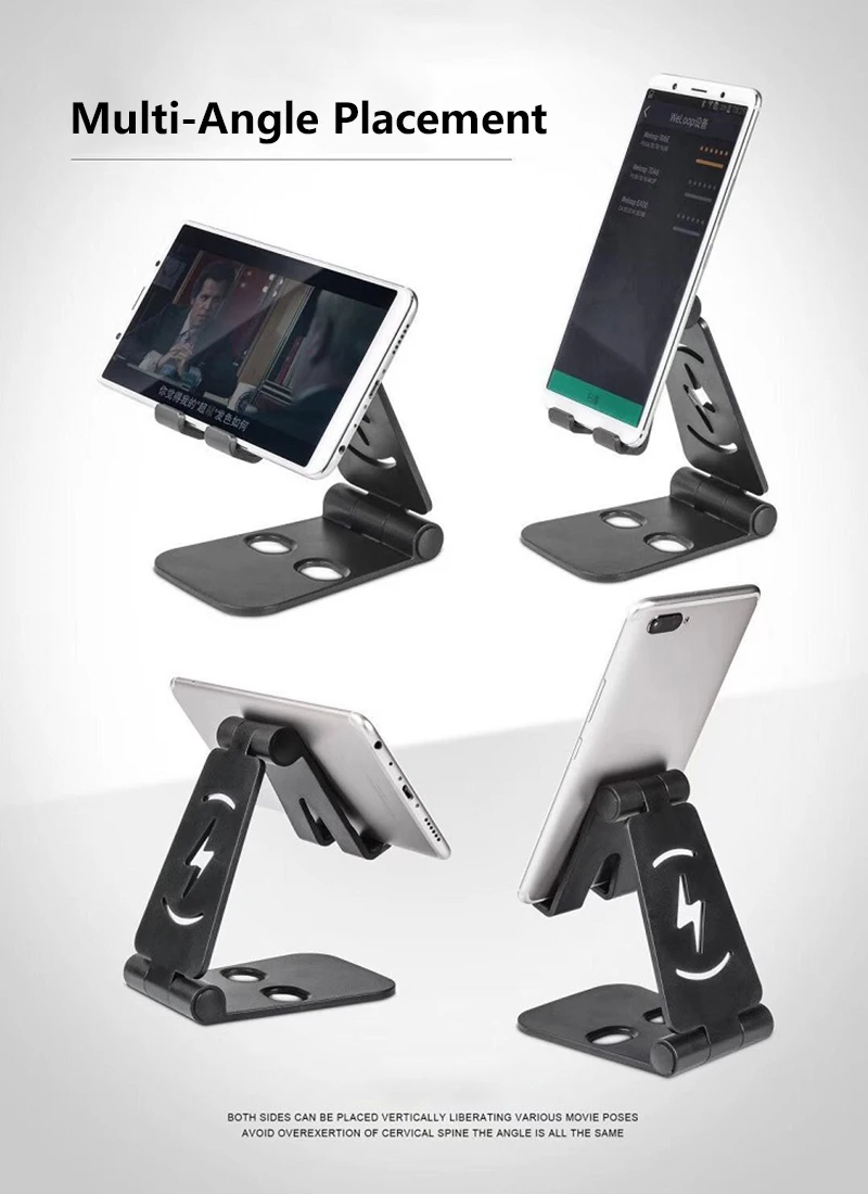 

Mobile Phone Holder Desk Stand Phone Holder Charging Base Double Adjustable Shelf For iPad For iPhone Huawei Xiaomi Samsung LG