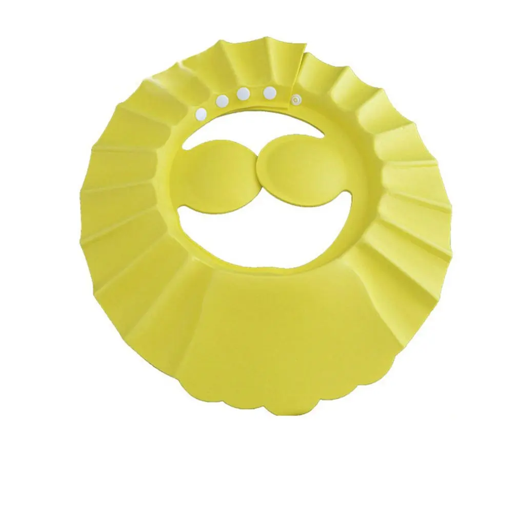 

Baby Shower Wash Hair Caps Shampoo Cap Kids Adjustable Waterproof Ear Protection Eye Children Hats
