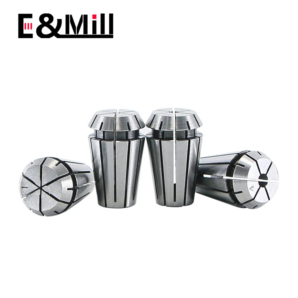 ER11 1-7MM 8MM 1/4 MM 6,35 MM 1/8MM 3.175MM mandril de manguito cónico con resorte de precisión 0.015 pinza para máquina de grabado CNC torno herramienta de fresadora