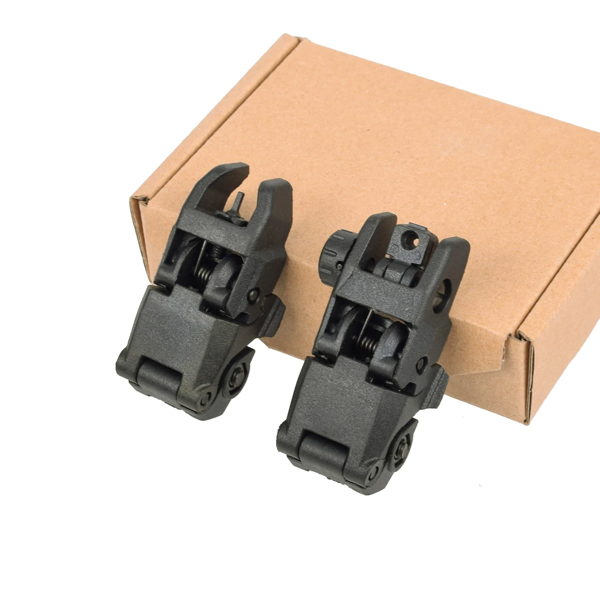 AR15 тактический откидной передний задний прицел набор полимерный складной