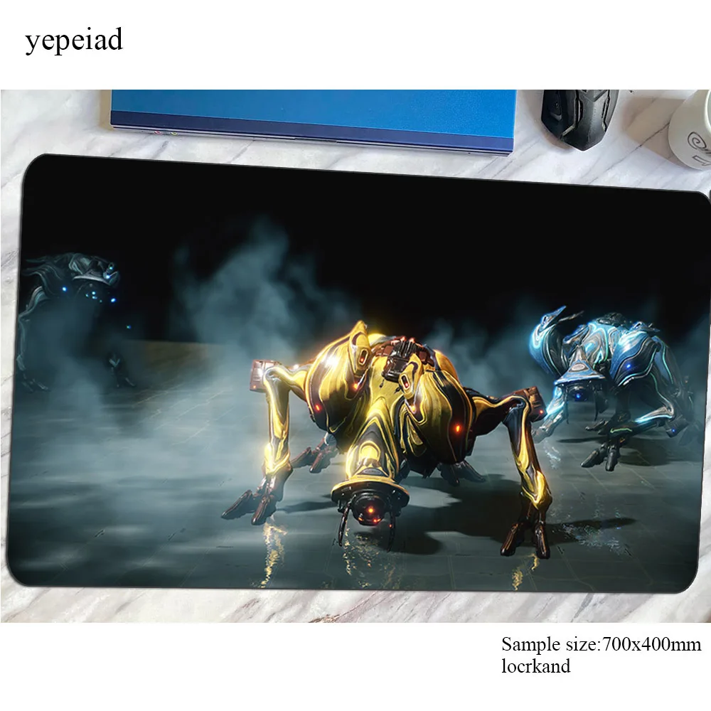 Игровой коврик для мыши warframe 700x400x3 мм большой игровой аксессуары ноутбука