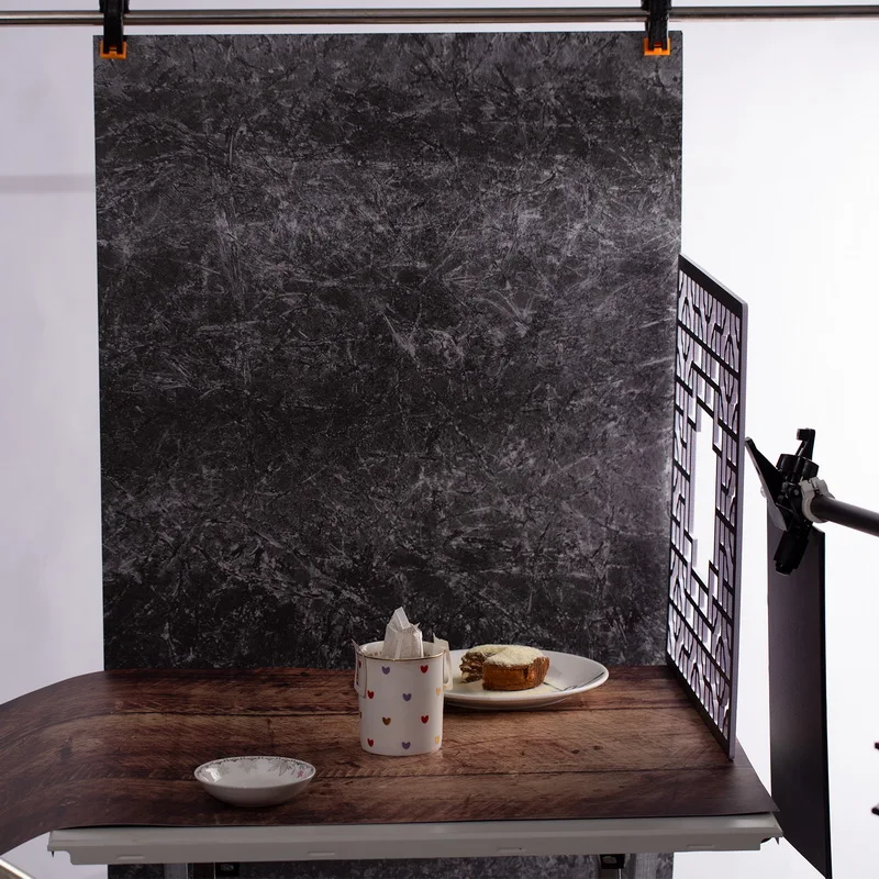 60x90 см двухсторонний ПВХ фон для фотосъемки фотофоны бумажные водонепроницаемые