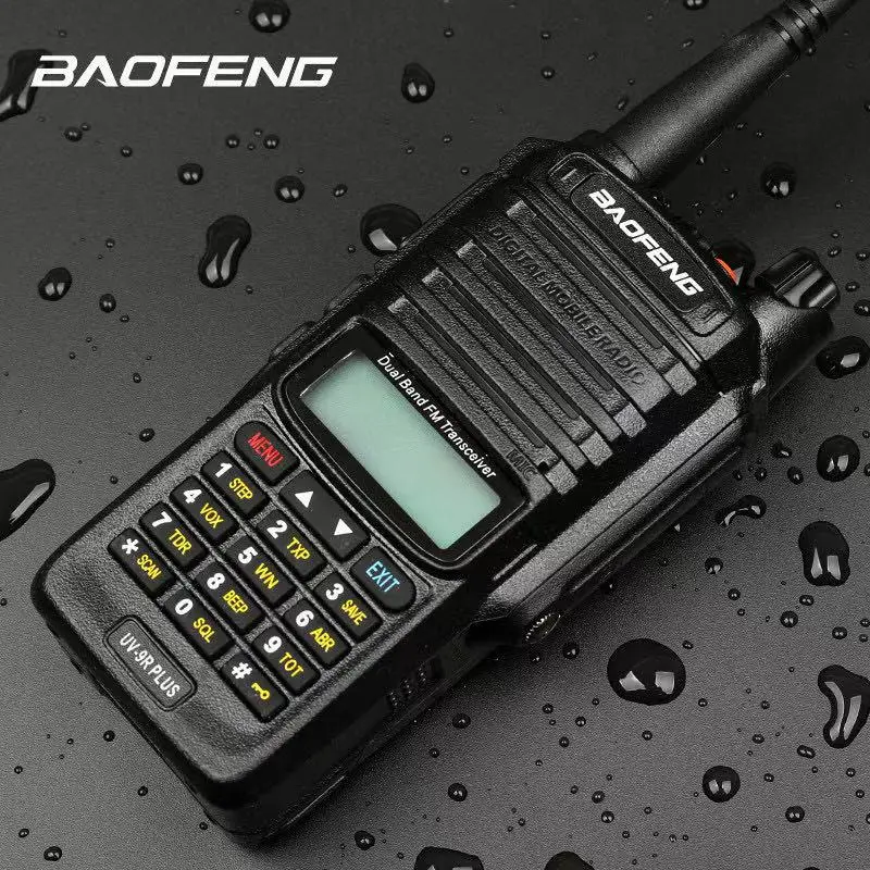 10w 4800mah battery long rang walkie talkie baofeng uv 9r plus cb radio comunicador waterproof walkie talkie uv 9r plus раци