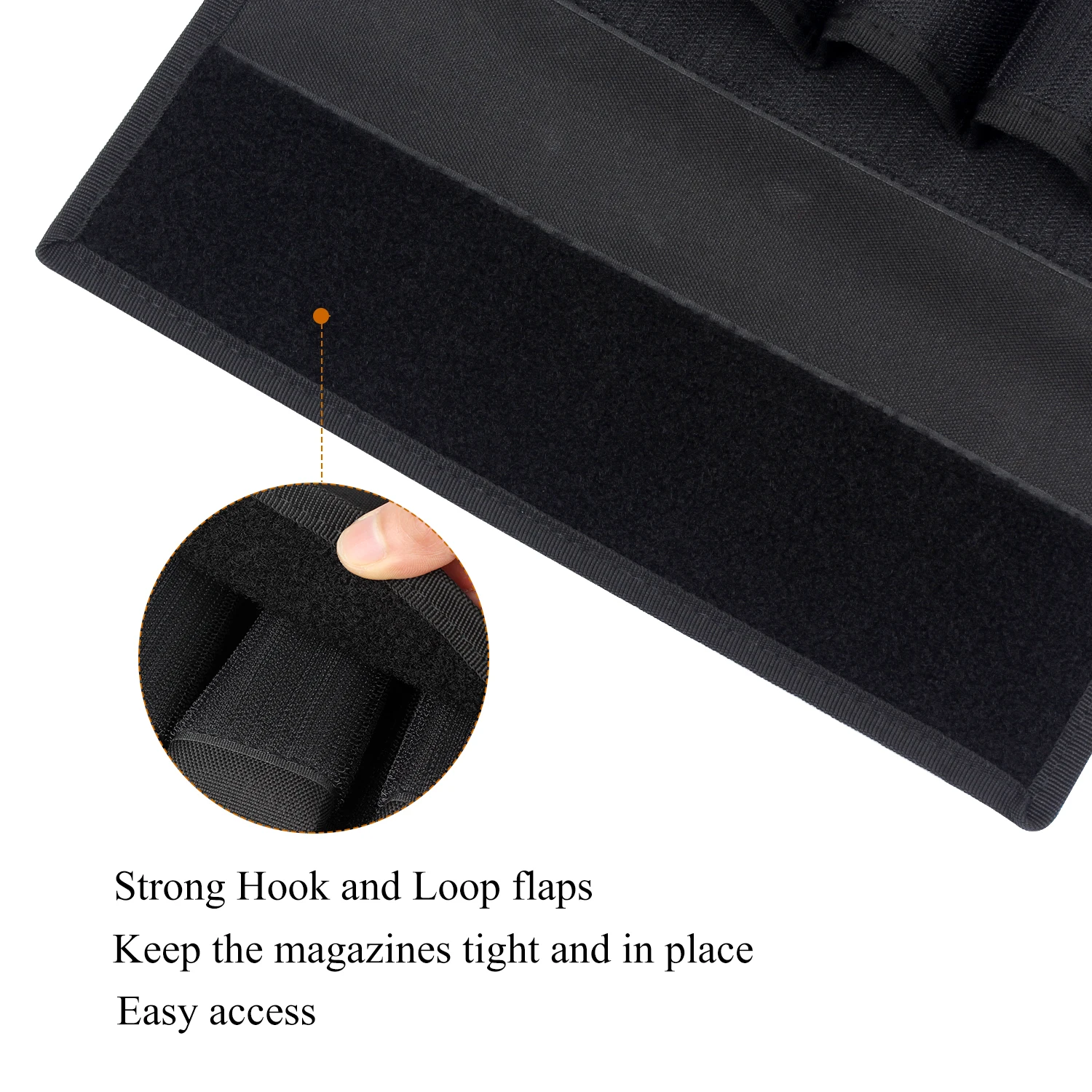 

Magazine Pouch Military Tactical Nylon Mag Pouch for Glock 17 1911 Magazine Holder Suitable for range and the field.