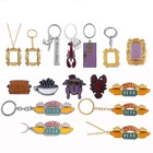 RJ горячая Распродажа Friends ТВ фото брелки в виде рамки центральный Перк кофе брелок время Моника дверь Омар Подвеска мужчины девушки автомобиль подарок