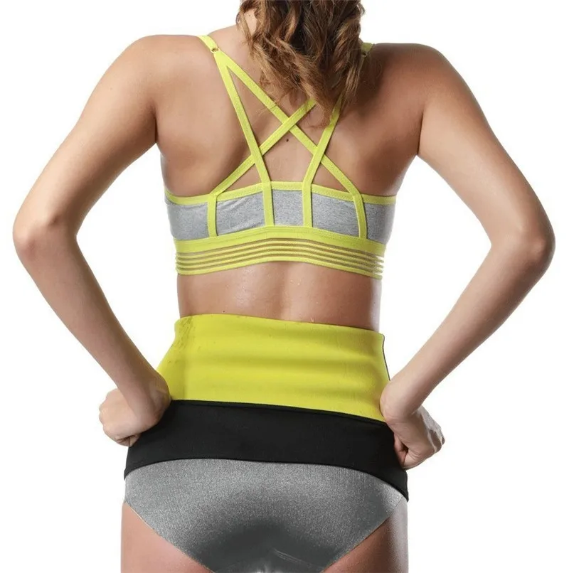 LAZAWG Women Waist Cincher Hot Sweat Belt Neoprene Waist Cincher Gym Workout Sauna Sweat Girdle Tummy Control Fat Burn Corset