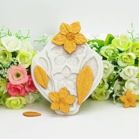 leaf silicone mold resin kitchen baking tool chocolate dessert lace decoration supplies diy flower cake pastry fondant moulds